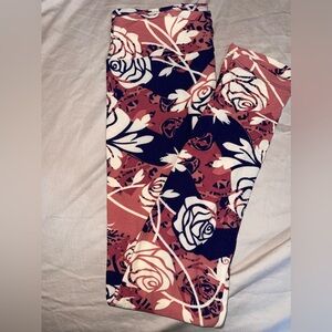 Floral Lula roe leggings